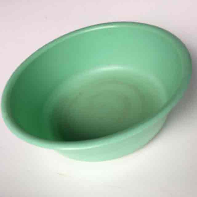 BOWL, Wash Bowl - Green Plastic